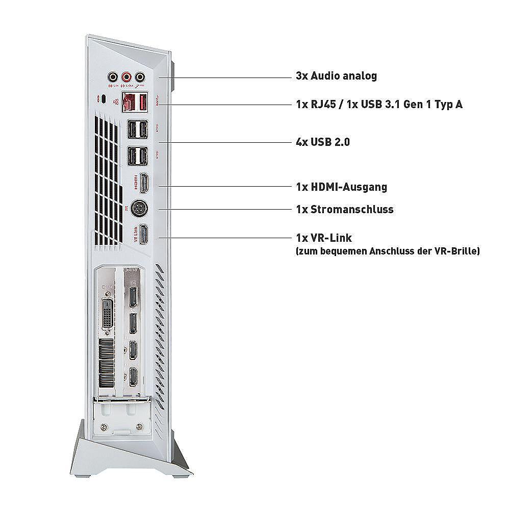 MSI Trident 3 White 8RC-044 i7-8700 8GB/1TB 128GB SSD GTX 1060 Windows 10