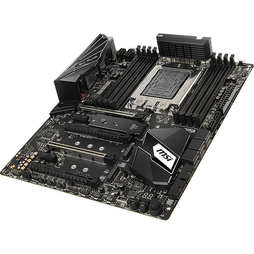 MSI X399 SLI Plus ATX Mainboard Sockel TR4 USB3.1(C)/3xM.2