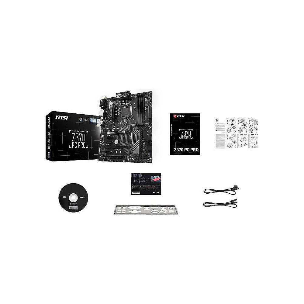 MSI Z370 PC Pro ATX Mainboard Sockel 1151 (Coffee Lake)