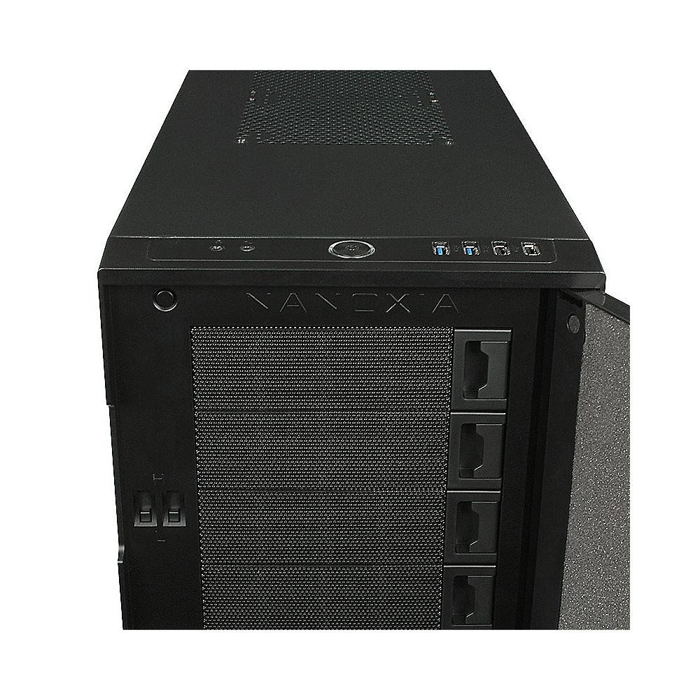 Nanoxia Deep Silence 5 Rev.B Big Tower E-ATX Gehäuse schallgedämmt dark black