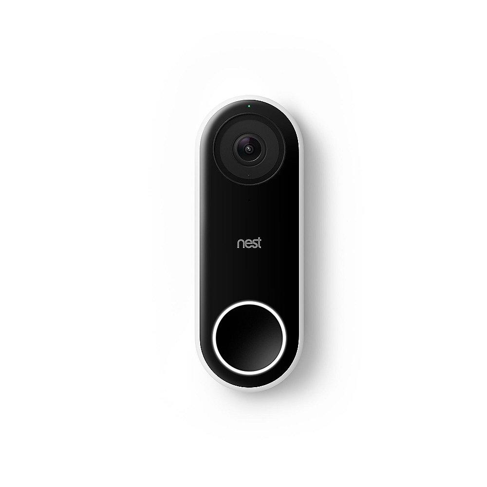 Nest Hello Videotürklingel   Google Home Mini Kreide