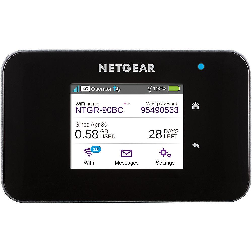 Netgear AC810 AirCard 810 4G LTE Mobile Hotspot (bis zu 600Mbit/s, Micro-SIM)