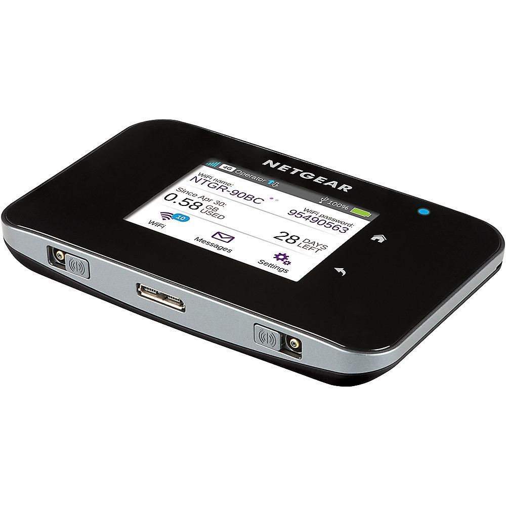 Netgear AC810 AirCard 810 4G LTE Mobile Hotspot (bis zu 600Mbit/s, Micro-SIM)