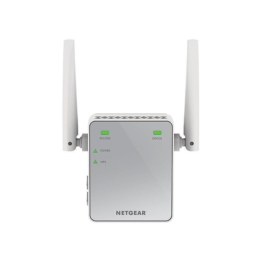 Netgear EX2700-100PES N300 WLAN Range Extender (300Mbit/s), Netgear, EX2700-100PES, N300, WLAN, Range, Extender, 300Mbit/s,