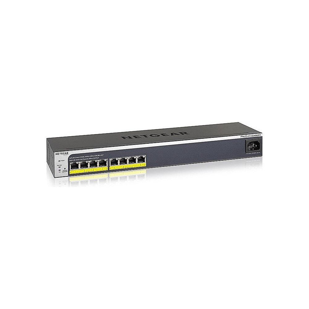 Netgear GS408EPP ProSafe 8x Gigabit Plus Easy Mount Web Switch PoE  IGMPv3