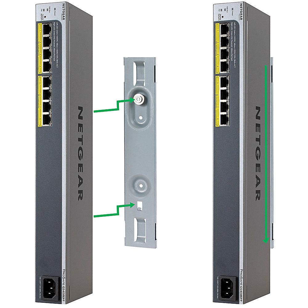 Netgear GS408EPP ProSafe 8x Gigabit Plus Easy Mount Web Switch PoE  IGMPv3