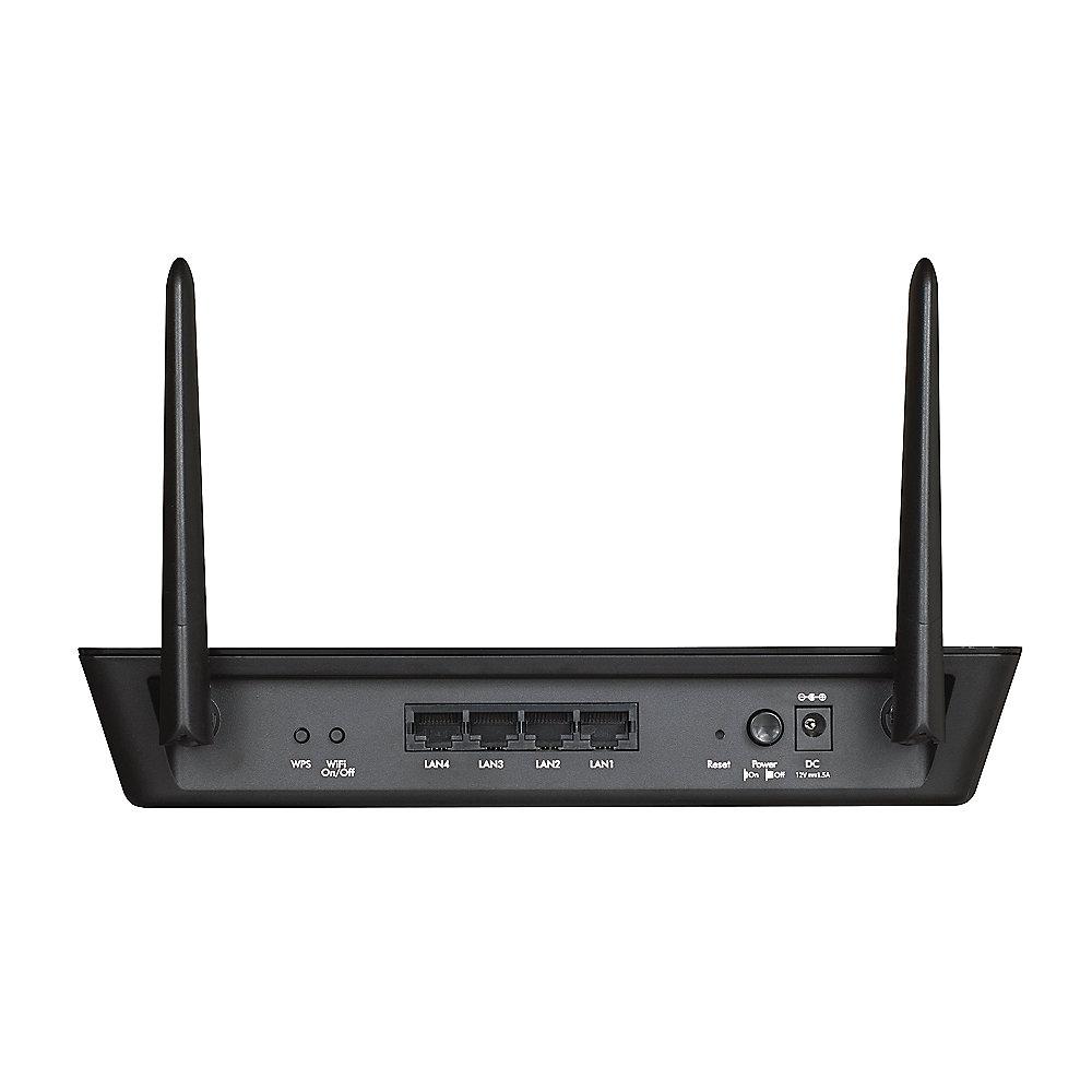 Netgear WAC104 Dual Band AC1200 WLAN Office Access Point schwarz