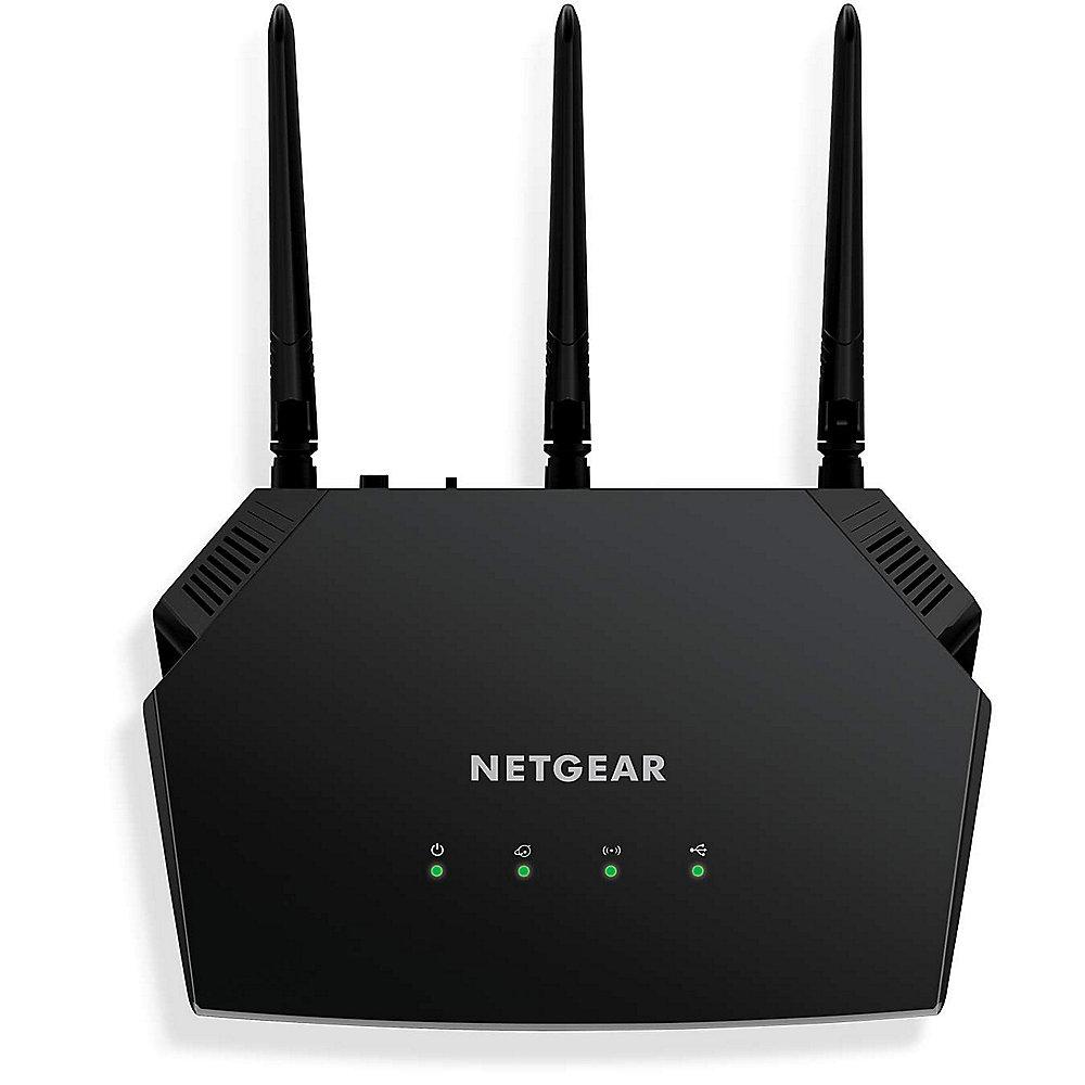 Netgear WAC124 AC2000 Dualband WLAN Router 4 Port Switch schwarz, Netgear, WAC124, AC2000, Dualband, WLAN, Router, 4, Port, Switch, schwarz