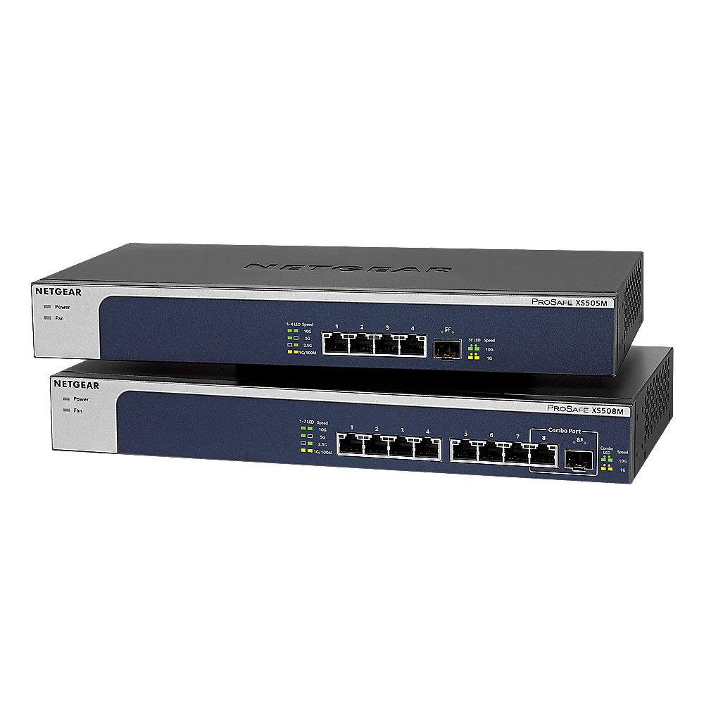 Netgear XS505M 5-Port 10Gigabit Multi-Gigabit Unmanaged Switch ( 1x SFP ), Netgear, XS505M, 5-Port, 10Gigabit, Multi-Gigabit, Unmanaged, Switch, , 1x, SFP,