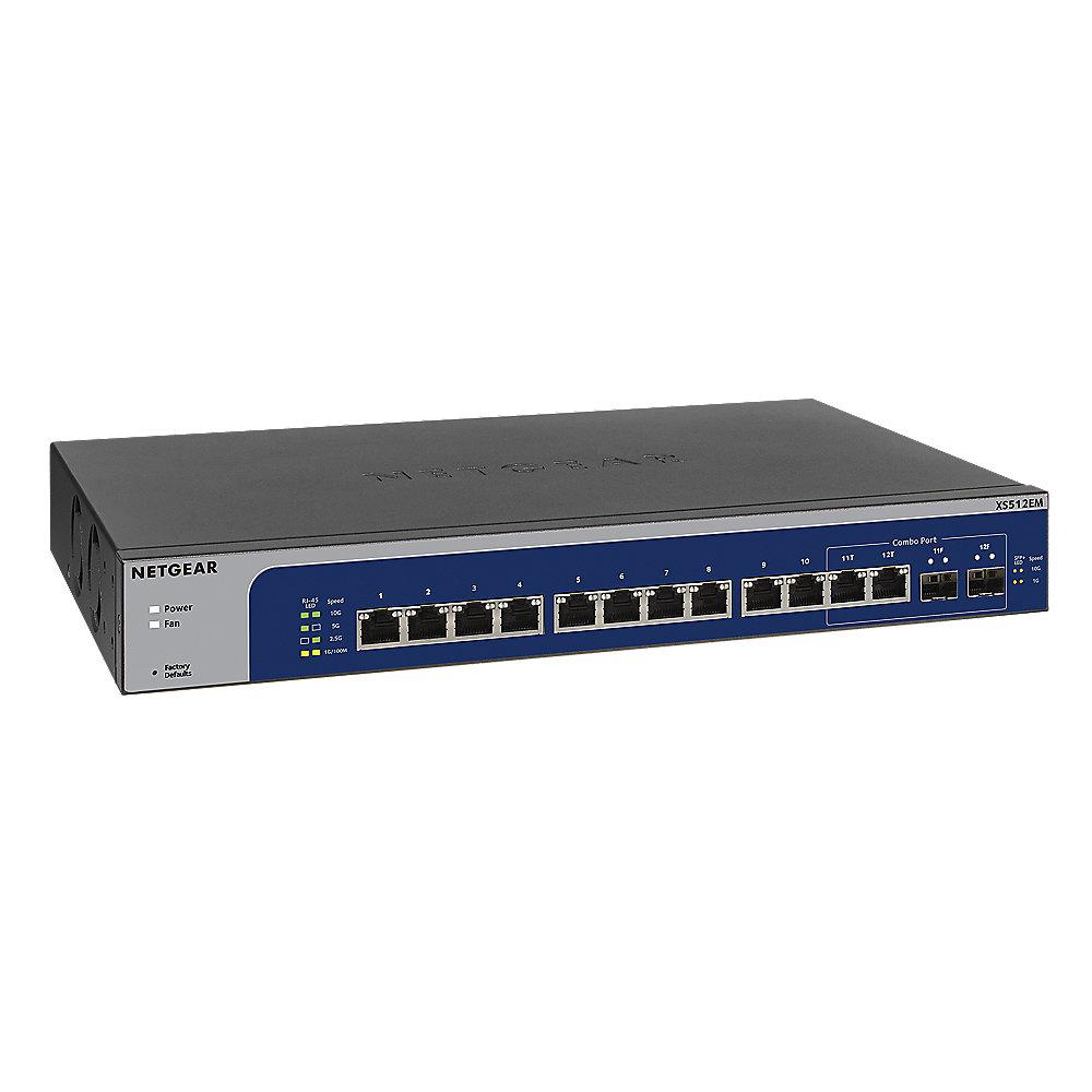 Netgear XS512EM 12x 10Gigabit/Multi Gigabit Smart Switch ( 2x 10G Combo SFP )