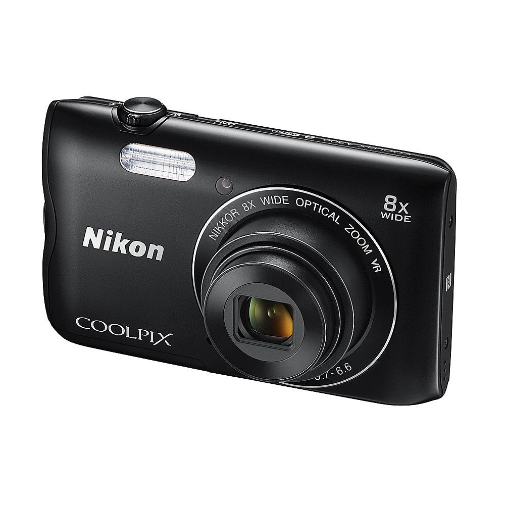 Nikon COOLPIX A300 Digitalkamera schwarz, Nikon, COOLPIX, A300, Digitalkamera, schwarz