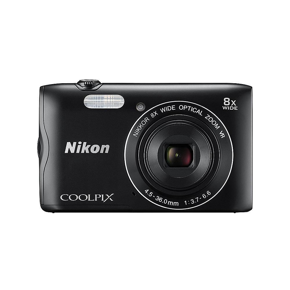 Nikon COOLPIX A300 Digitalkamera schwarz, Nikon, COOLPIX, A300, Digitalkamera, schwarz