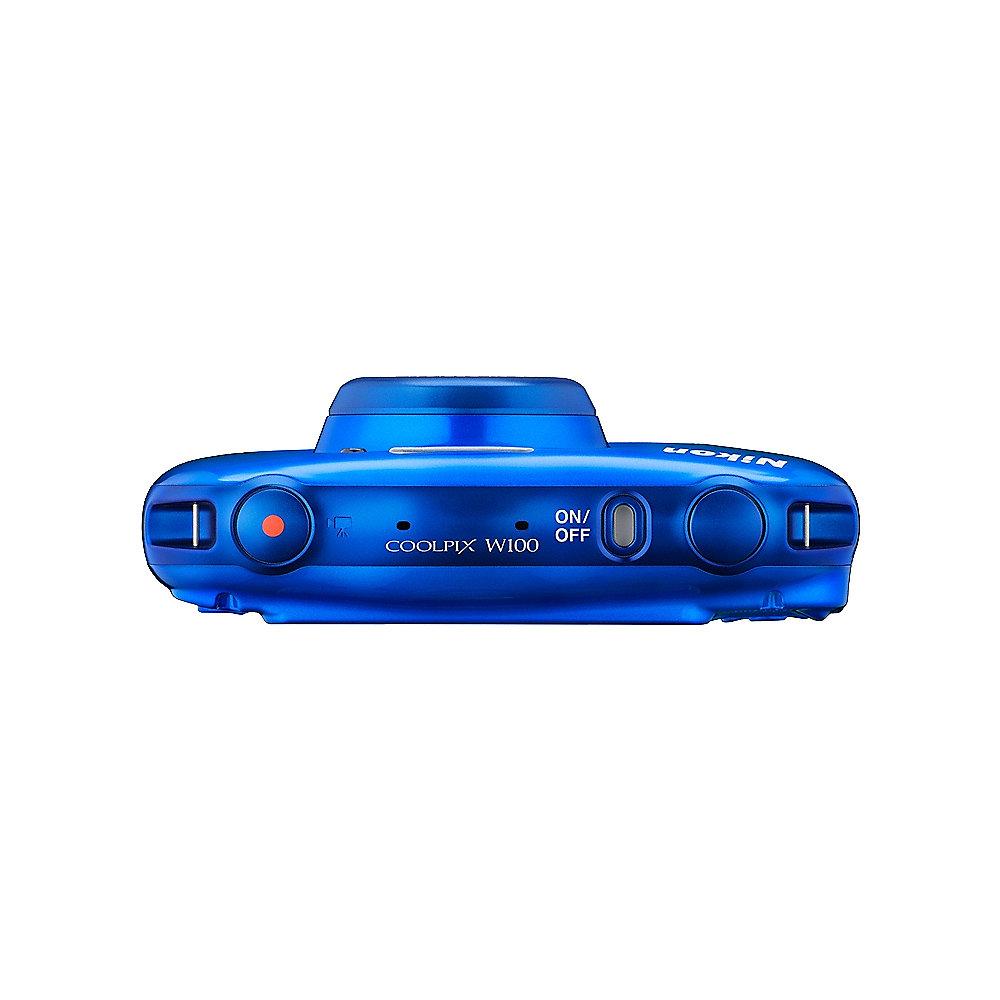Nikon COOLPIX W100 Unterwasserkamera blau