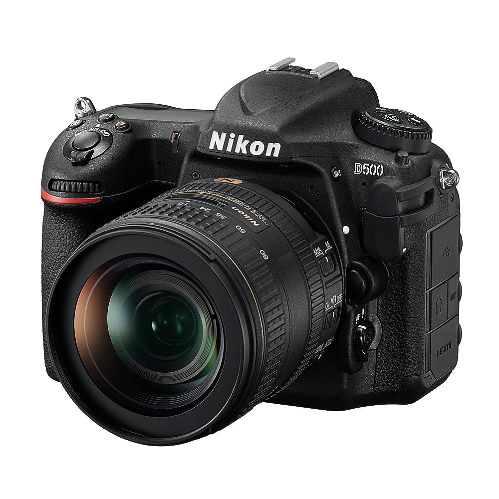 Nikon D500 Kit AF-S DX 16-80mm f/2.8-4 ED VR Spiegelreflexkamera, Nikon, D500, Kit, AF-S, DX, 16-80mm, f/2.8-4, ED, VR, Spiegelreflexkamera