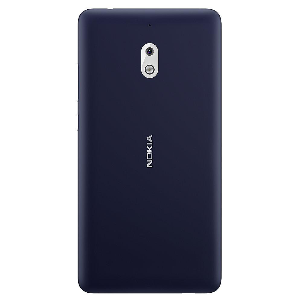 Nokia 2.1 (2018) Dual-SIM blau silber Android™ 8 Go Smartphone, Nokia, 2.1, 2018, Dual-SIM, blau, silber, Android™, 8, Go, Smartphone
