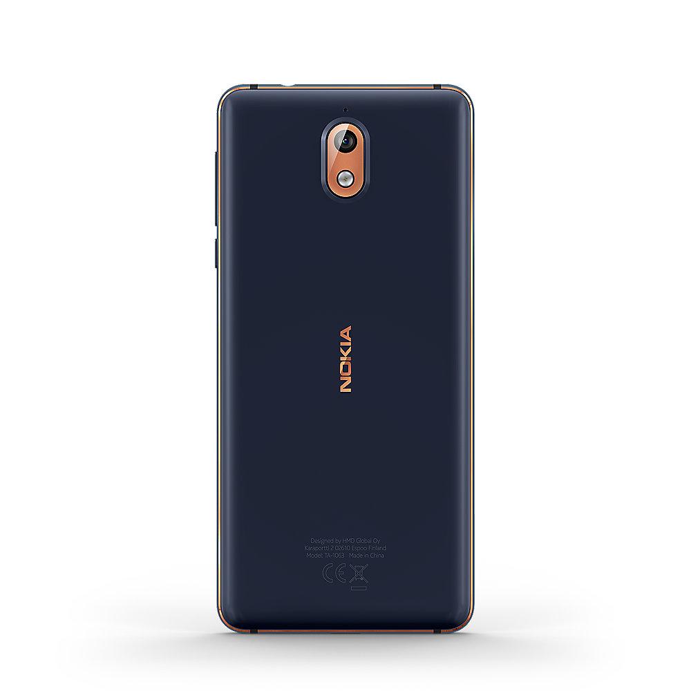 Nokia 3.1 (2018) 16GB Dual-SIM blau copper mit Android One