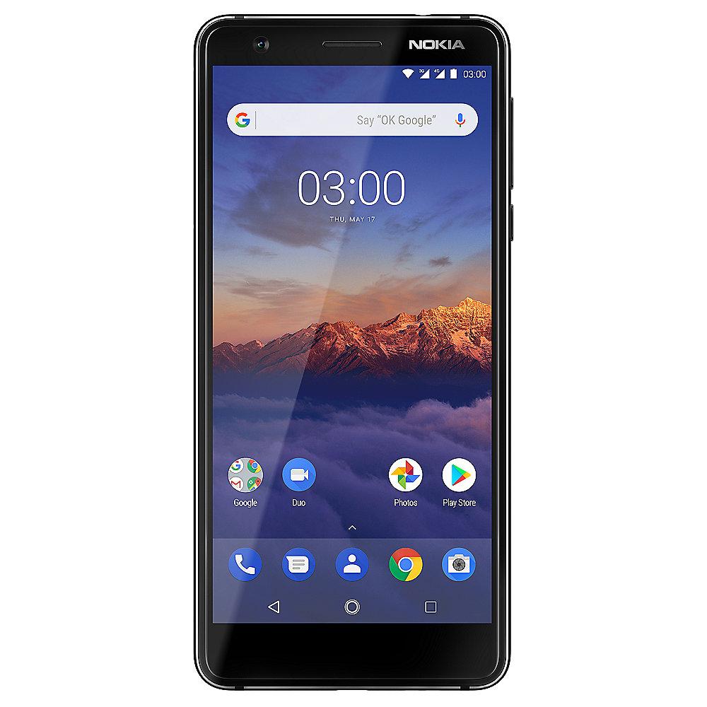 Nokia 3.1 (2018) 16GB Dual-SIM schwarz mit Android One