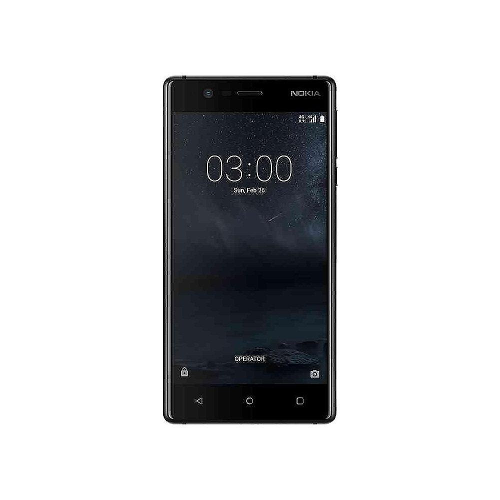 Nokia 3 16GB schwarz Android™ 7.0 Smartphone