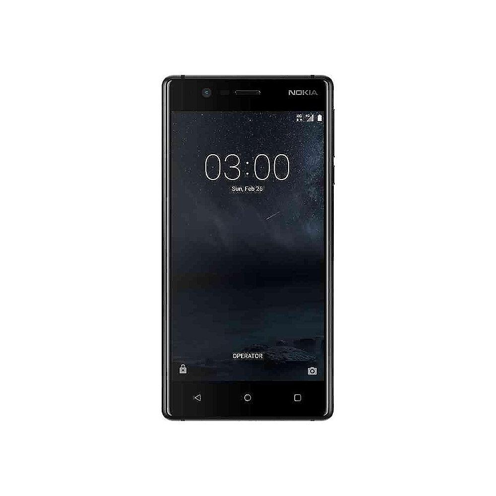 Nokia 3 16GB schwarz Android™ 7.0 Smartphone, Nokia, 3, 16GB, schwarz, Android™, 7.0, Smartphone