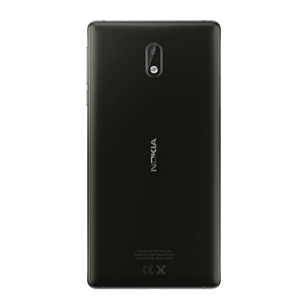 Nokia 3 16GB schwarz Android™ 7.0 Smartphone, Nokia, 3, 16GB, schwarz, Android™, 7.0, Smartphone