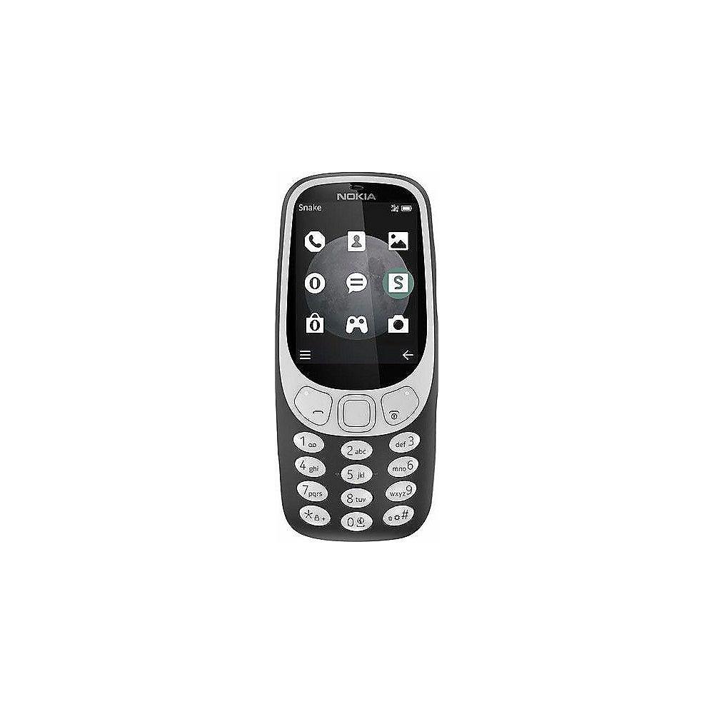 Nokia 3310 3G (2017) Dual-SIM charcoal, Nokia, 3310, 3G, 2017, Dual-SIM, charcoal