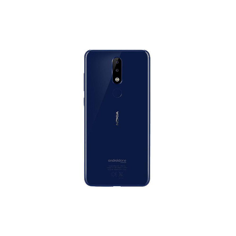 Nokia 5.1 Plus (2018) 32 GB Dual-SIM blau mit Android One, Nokia, 5.1, Plus, 2018, 32, GB, Dual-SIM, blau, Android, One