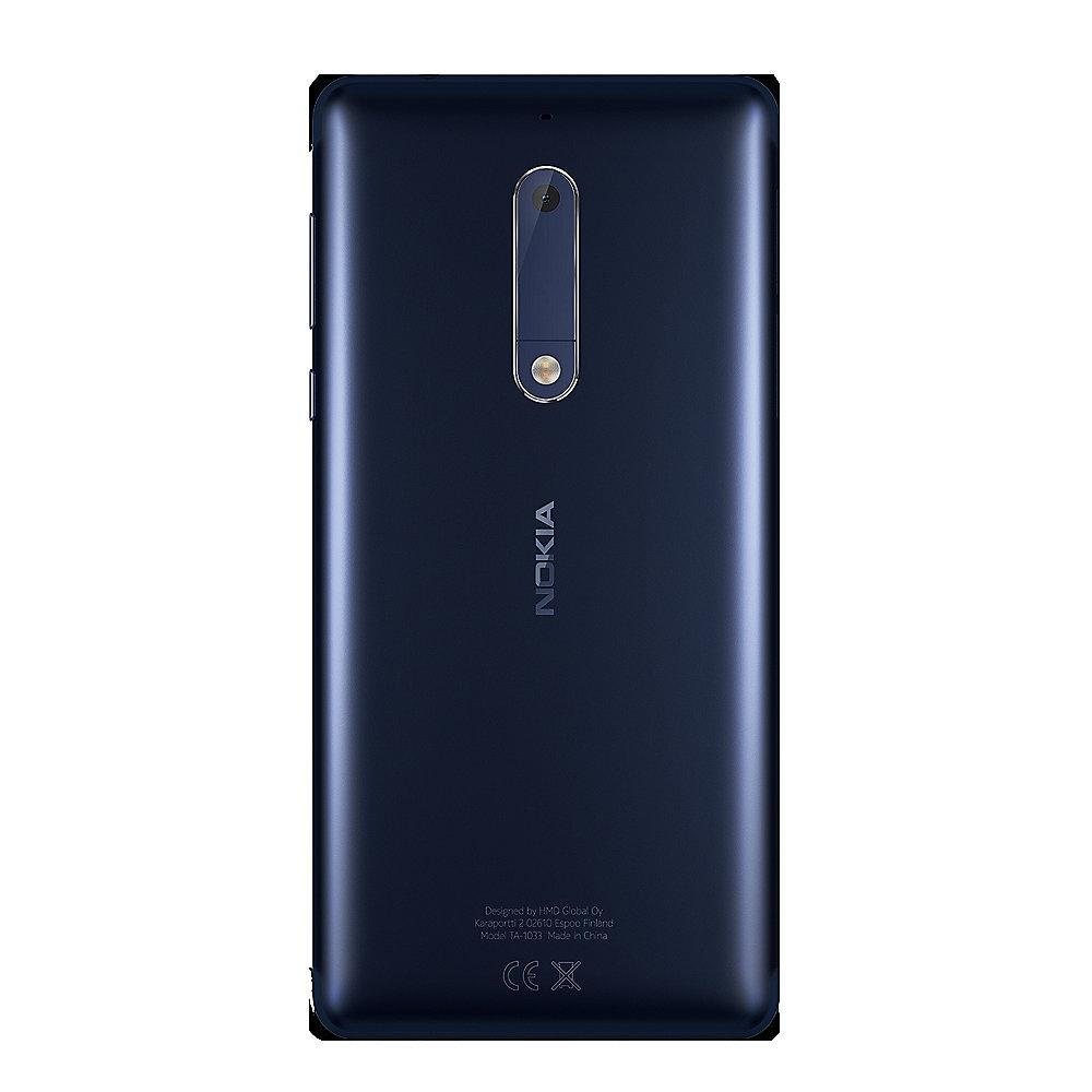 Nokia 5 16GB tempered blue Dual-SIM Android 7.1 Smartphone, Nokia, 5, 16GB, tempered, blue, Dual-SIM, Android, 7.1, Smartphone