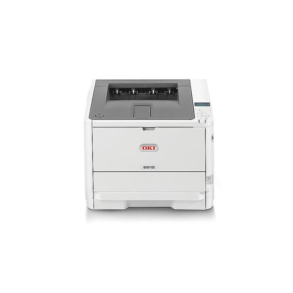 OKI B512dn LED-S/W-Laserdrucker LAN, OKI, B512dn, LED-S/W-Laserdrucker, LAN