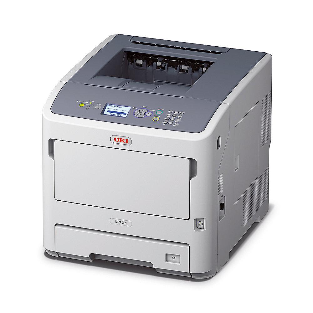 OKI B731dnw S/W-Laserdrucker Duplex WLAN