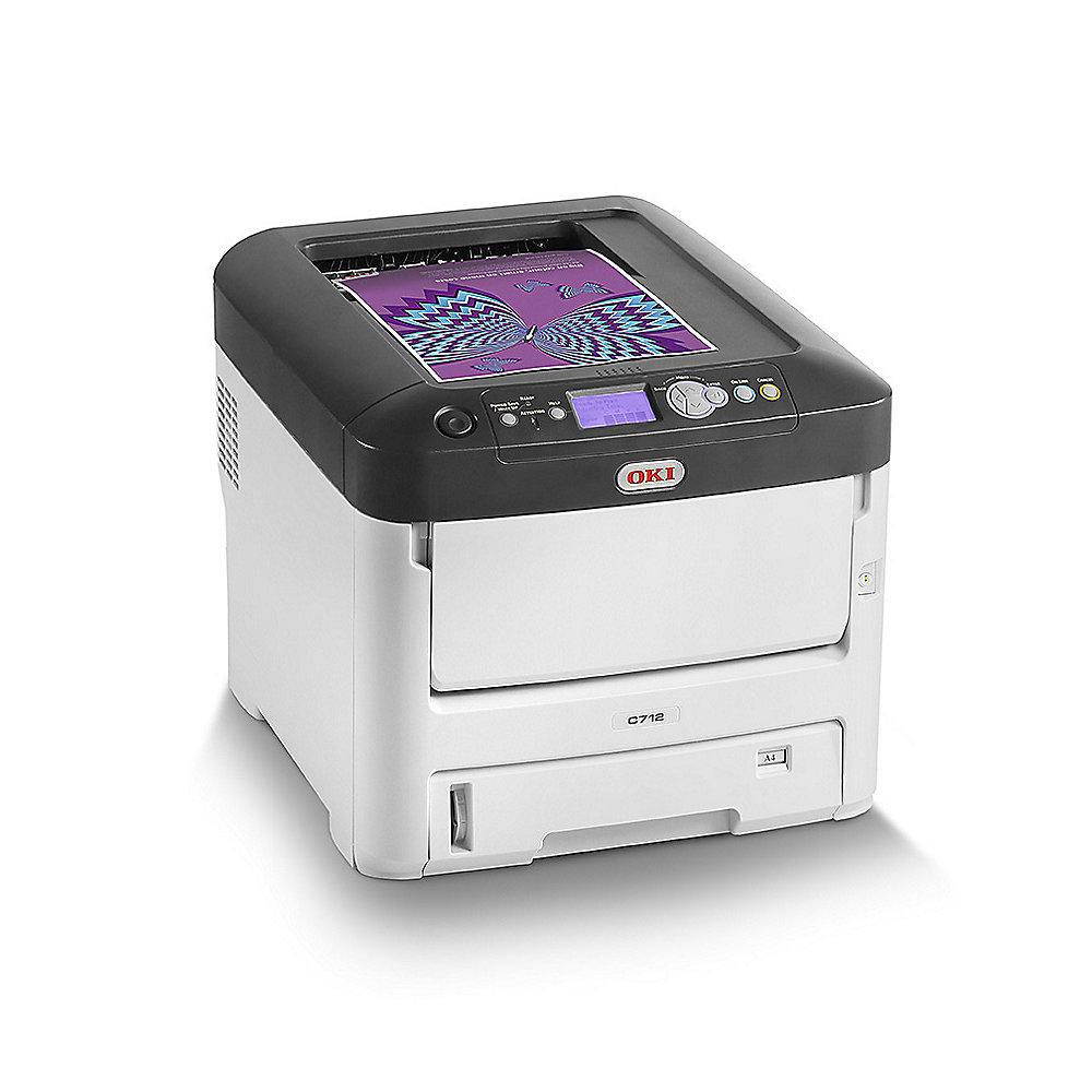 OKI C712dn LED-Farblaserdrucker LAN Duplex