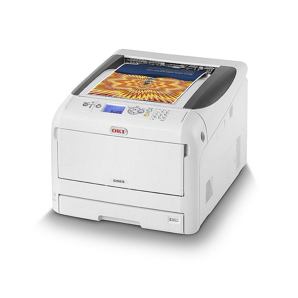 OKI C823dn LED-Farblaserdrucker LAN A3