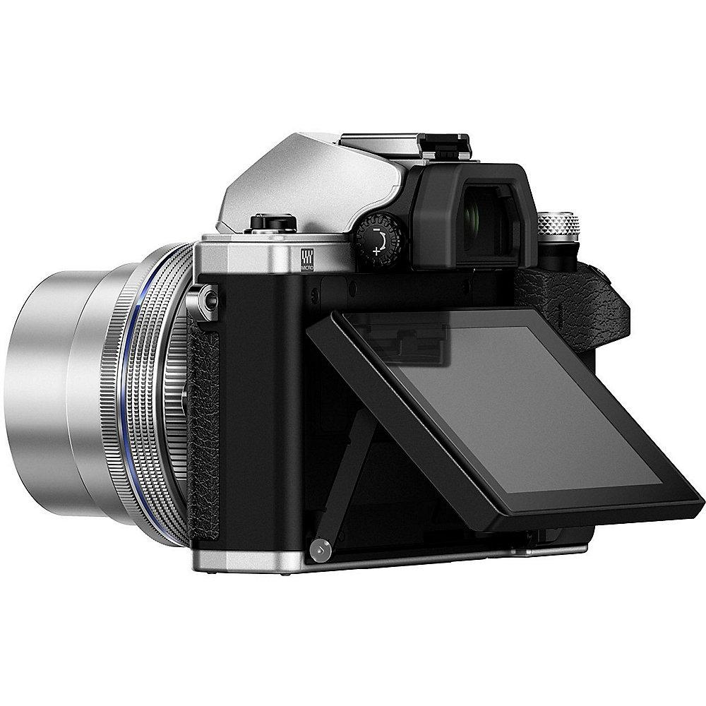 Olympus OM-D E-M10 Mark II 14-42mm EZ Pancake & 40-150mm Systemkamera silber, Olympus, OM-D, E-M10, Mark, II, 14-42mm, EZ, Pancake, &, 40-150mm, Systemkamera, silber