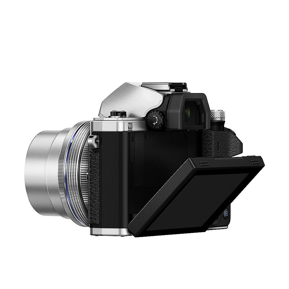 Olympus OM-D E-M10 Mark II Kit 14-42mm EZ-Pancake Systemkamera silber, Olympus, OM-D, E-M10, Mark, II, Kit, 14-42mm, EZ-Pancake, Systemkamera, silber