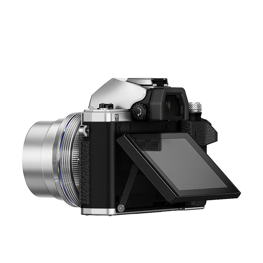 Olympus OM-D E-M10 Mark II Kit 14-42mm EZ-Pancake Systemkamera silber, Olympus, OM-D, E-M10, Mark, II, Kit, 14-42mm, EZ-Pancake, Systemkamera, silber