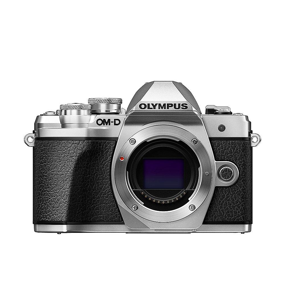 Olympus OM-D E-M10 Mark III Gehäuse Systemkamera silber