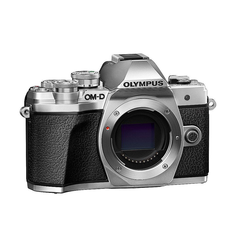 Olympus OM-D E-M10 Mark III Gehäuse Systemkamera silber