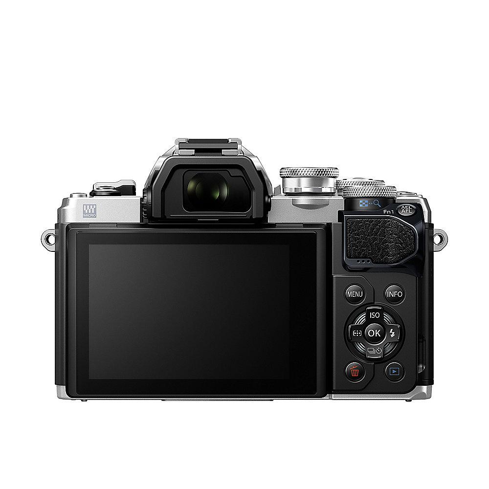 Olympus OM-D E-M10 Mark III Gehäuse Systemkamera silber