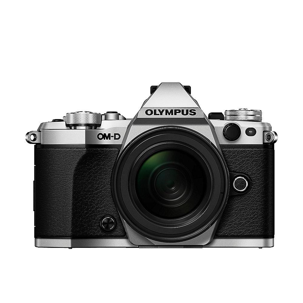 Olympus OM-D E-M5 Mark II Kit 12-50 mm EZ Pancake Systemkamera silber, Olympus, OM-D, E-M5, Mark, II, Kit, 12-50, mm, EZ, Pancake, Systemkamera, silber