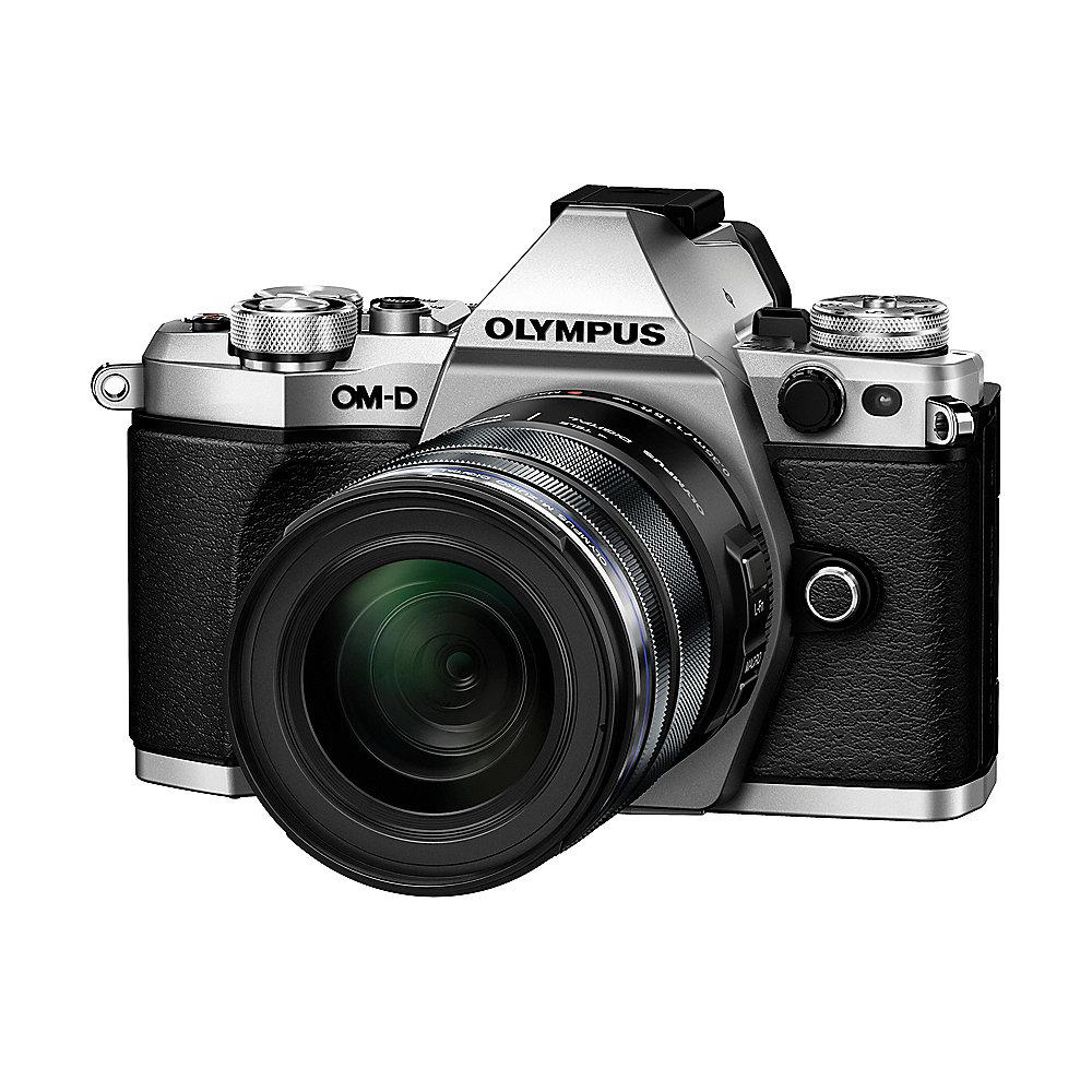 Olympus OM-D E-M5 Mark II Kit 12-50 mm EZ Pancake Systemkamera silber, Olympus, OM-D, E-M5, Mark, II, Kit, 12-50, mm, EZ, Pancake, Systemkamera, silber