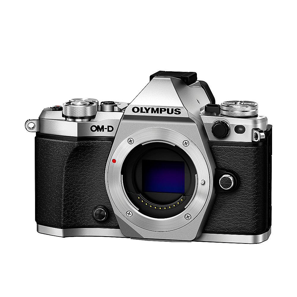 Olympus OM-D E-M5 Mark II Kit 12-50 mm EZ Pancake Systemkamera silber, Olympus, OM-D, E-M5, Mark, II, Kit, 12-50, mm, EZ, Pancake, Systemkamera, silber