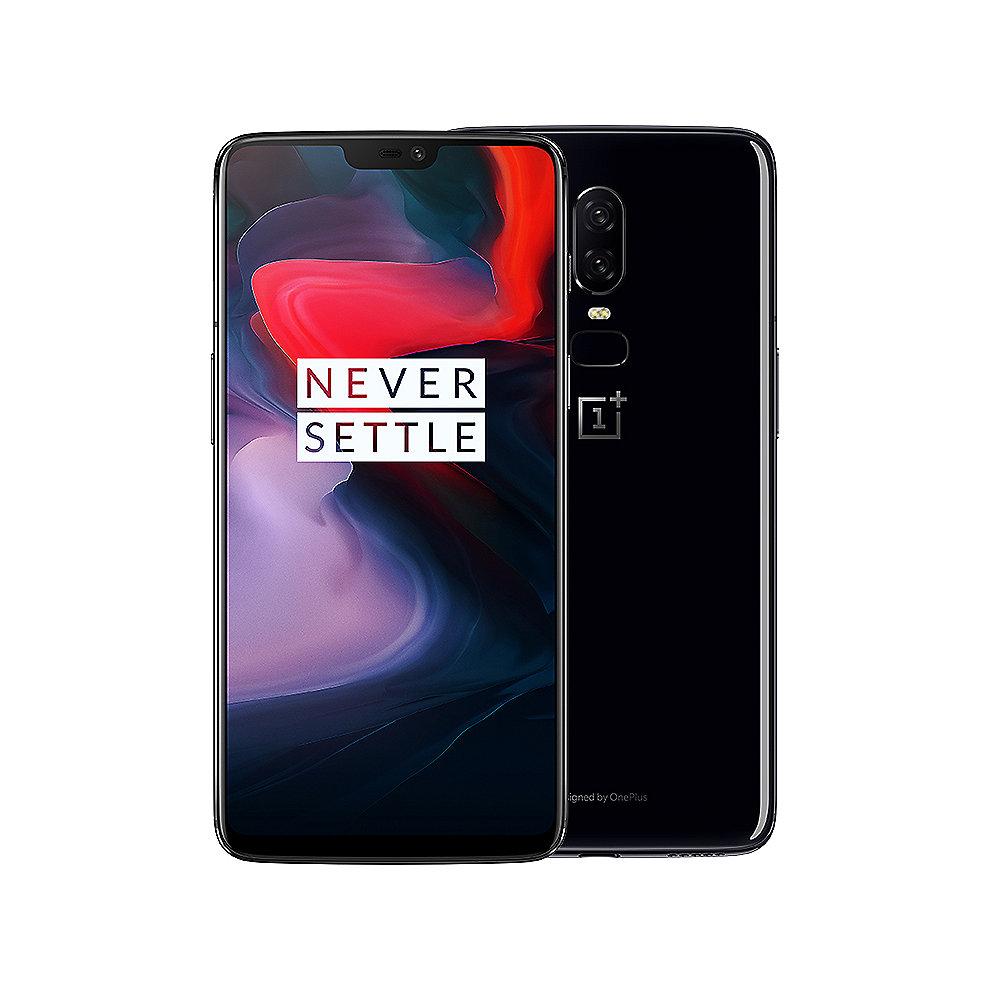 OnePlus 6 mirror black 6/64GB Dual-SIM EU, OnePlus, 6, mirror, black, 6/64GB, Dual-SIM, EU