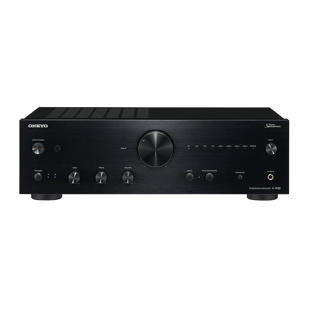 Onkyo A-9150 Stereo-Vollverstärker 2x60W Phono-Eingang, 32-Bit DAC, schwarz