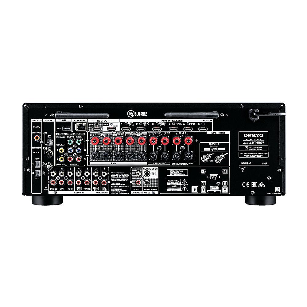 Onkyo HT-S9800THX 7.1-Kanal-Heimkinosystem THX Dolby Atmos® WiFi Schwarz