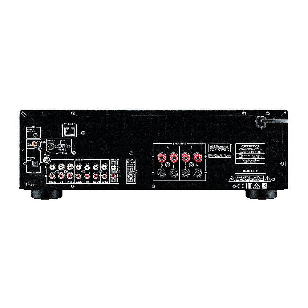 Onkyo TX-8130 Netzwerk-Stereo-Receiver 100W/Kanal DLNA Spotify Schwarz, Onkyo, TX-8130, Netzwerk-Stereo-Receiver, 100W/Kanal, DLNA, Spotify, Schwarz