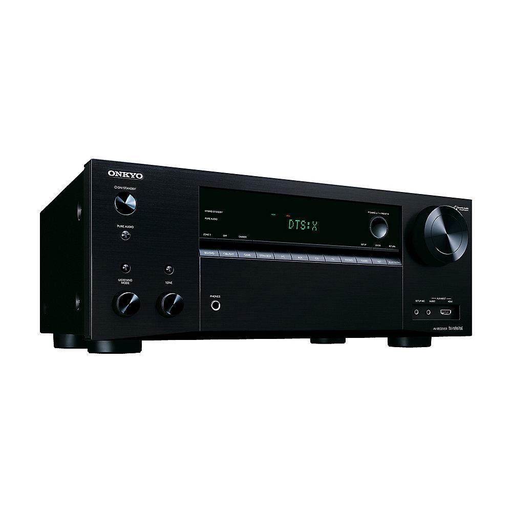 Onkyo TX-NR676E 7.2 AV Netzwerk Receiver Bluetooth/Wi-Fi/Multiroom Schwarz