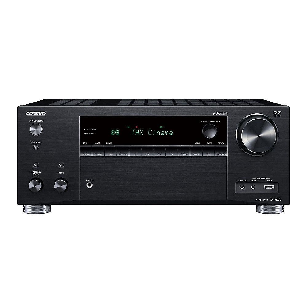 Onkyo TX-RZ730 7.2 AV Netzwerk Receiver Bluetooth/Wi-Fi/Multiroom Schwarz, Onkyo, TX-RZ730, 7.2, AV, Netzwerk, Receiver, Bluetooth/Wi-Fi/Multiroom, Schwarz