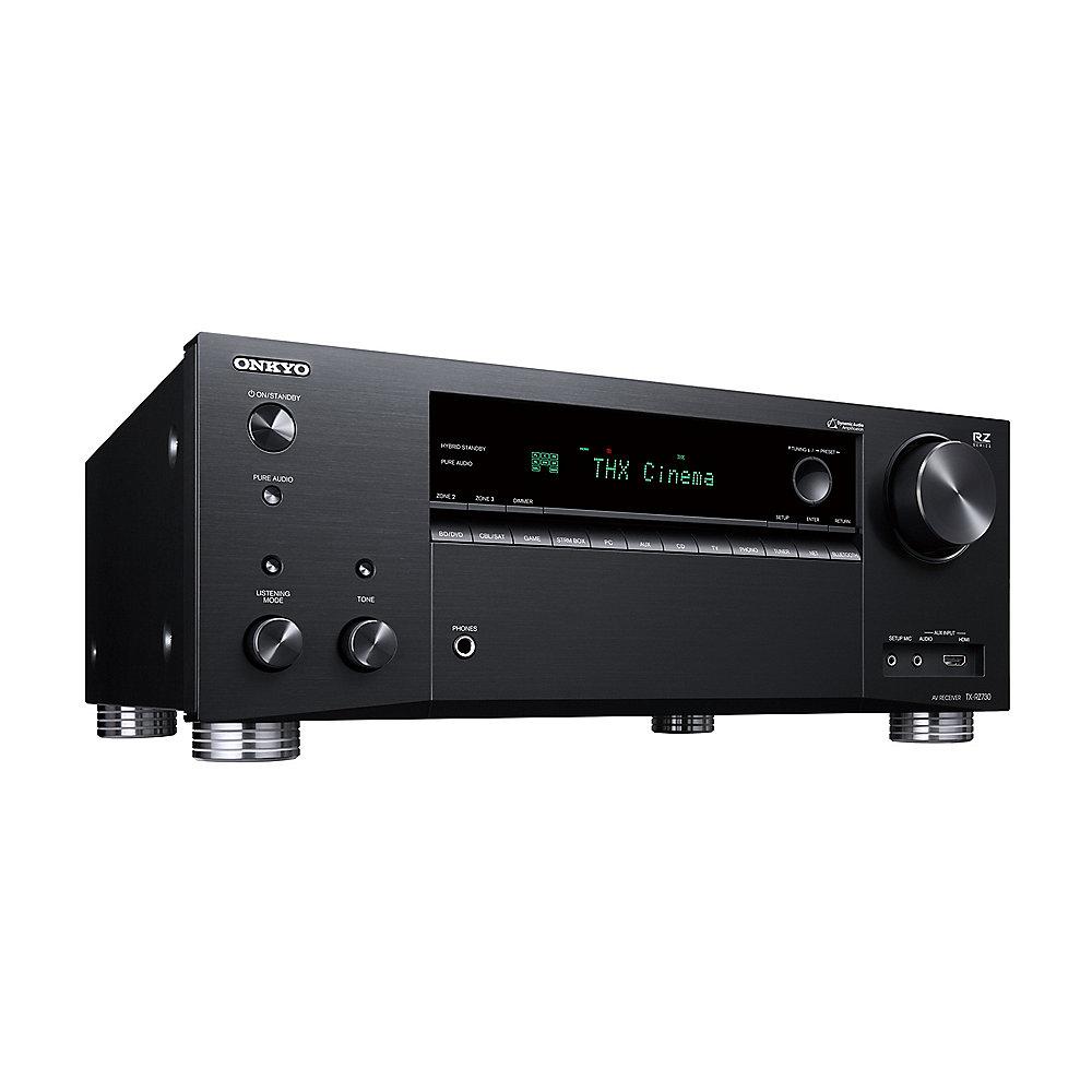 Onkyo TX-RZ730 7.2 AV Netzwerk Receiver Bluetooth/Wi-Fi/Multiroom Schwarz, Onkyo, TX-RZ730, 7.2, AV, Netzwerk, Receiver, Bluetooth/Wi-Fi/Multiroom, Schwarz