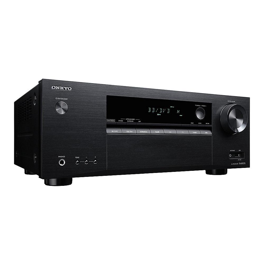 Onkyo TX-SR373-B 5.1 AV Receiver Schwarz Bluetoth HDMI 135W/Kanal