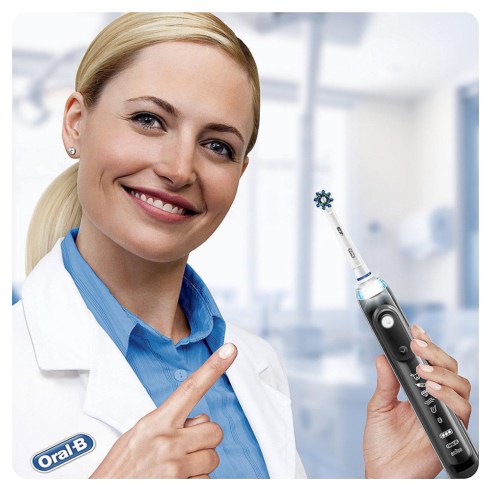 Oral-B Genius 10100S Black Elektrische Zahnbürste mit Bluetooth