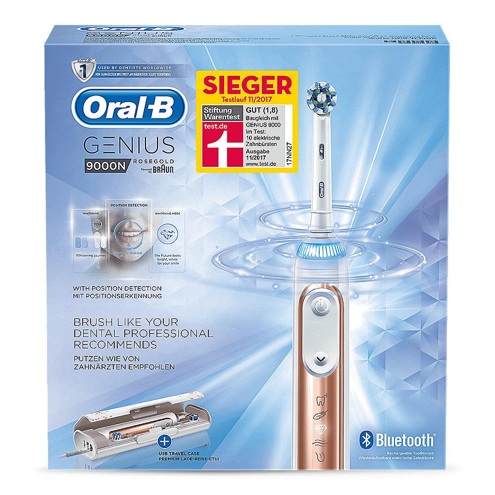 Oral-B Genius 9000S Rose Gold Elektrische Zahnbürste mit Bluetooth